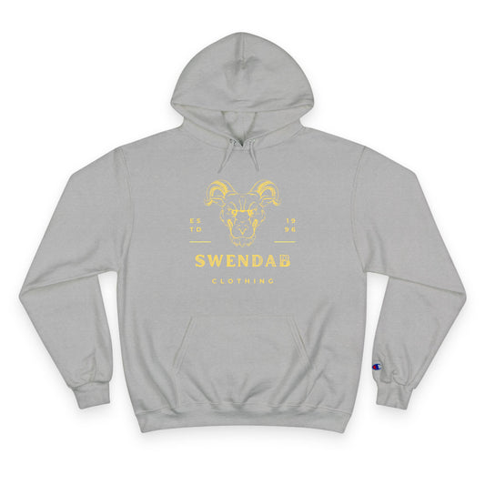 Goat Champion Hoodie for Animal Lovers - SWENDAB GOAT Design - SWENDAB