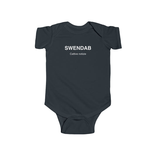 "SWENDAB CATTIVE NOTIZIE" Infant Bodysuit