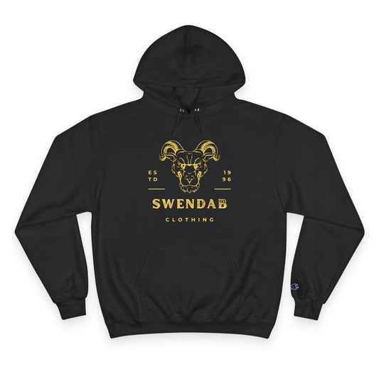 Goat Champion Hoodie for Animal Lovers - SWENDAB GOAT Design - SWENDAB
