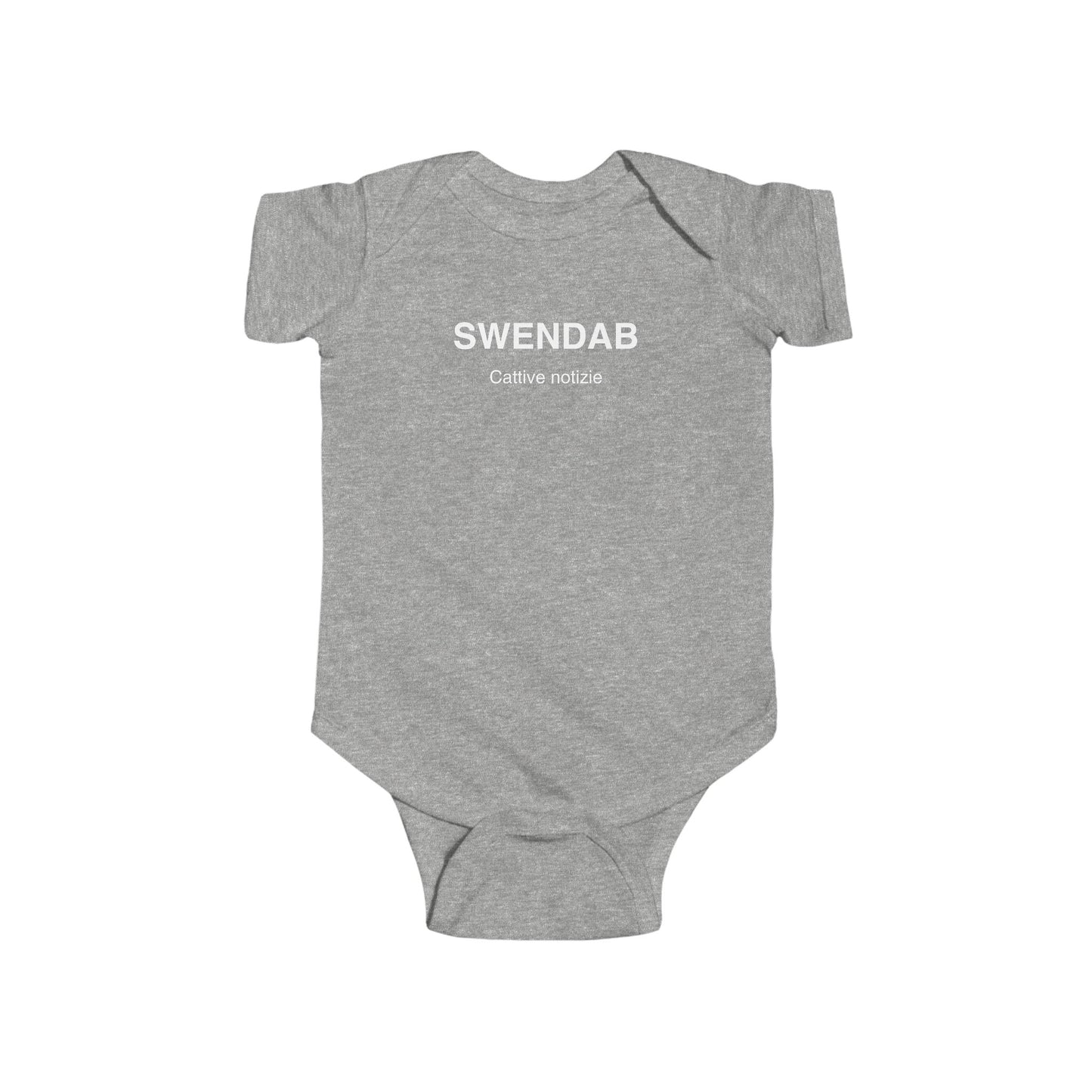 "SWENDAB CATTIVE NOTIZIE" Infant Bodysuit