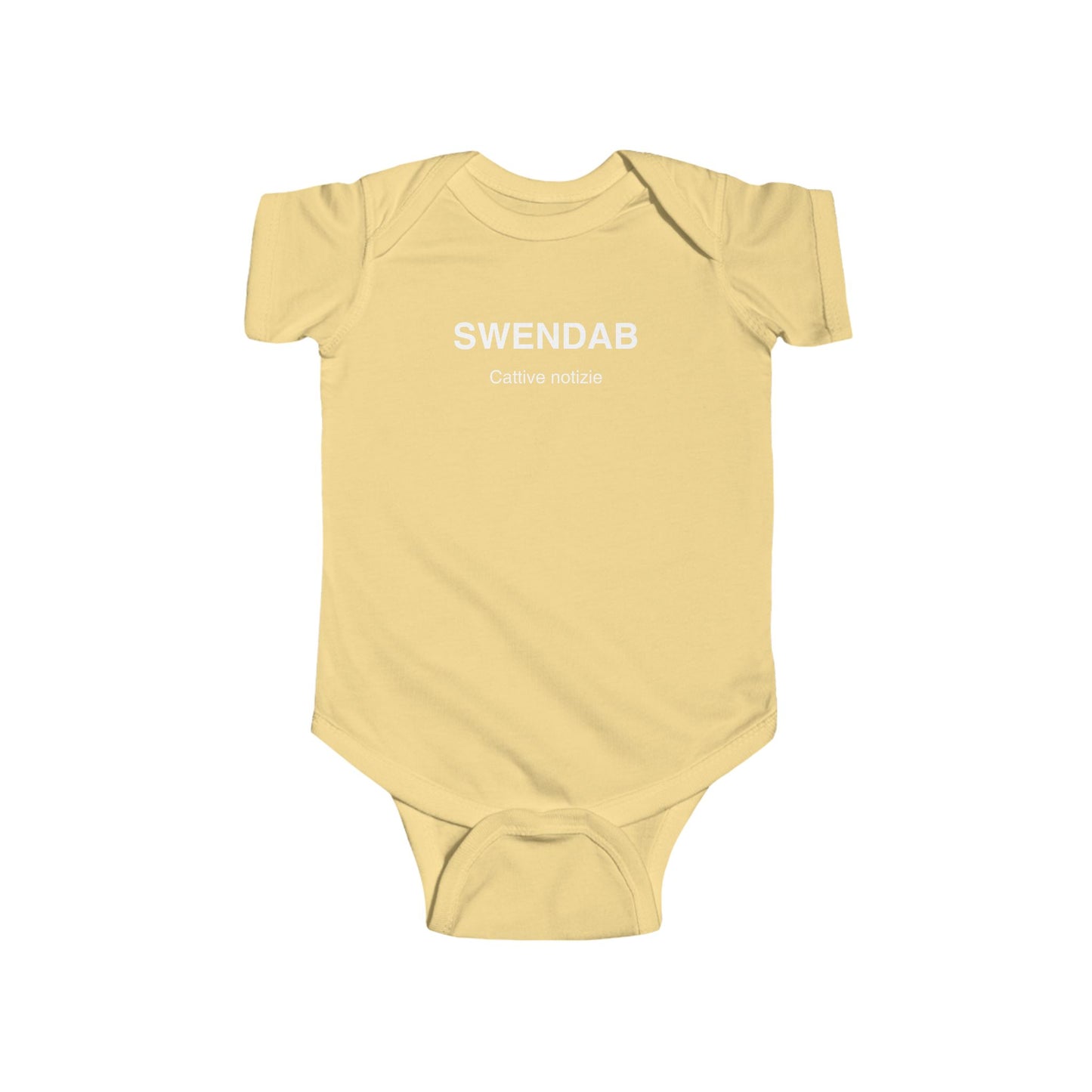 "SWENDAB CATTIVE NOTIZIE" Infant Bodysuit